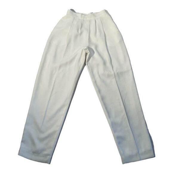 SIDEFFECTS Women’s Vintage White Dress Pants Size Small - Picture 1 of 14
